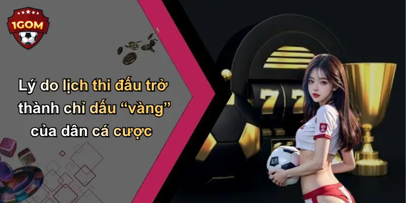 Lý do lịch thi đấu trở thành chỉ dấu “vàng” của dân cá cược