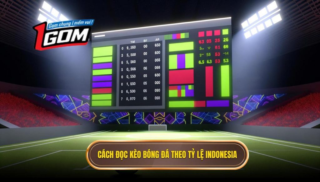 Cách đọc kèo bóng đá theo tỷ lệ Indonesia