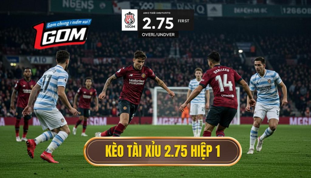 Kèo tài xỉu 2.75 hiệp 1