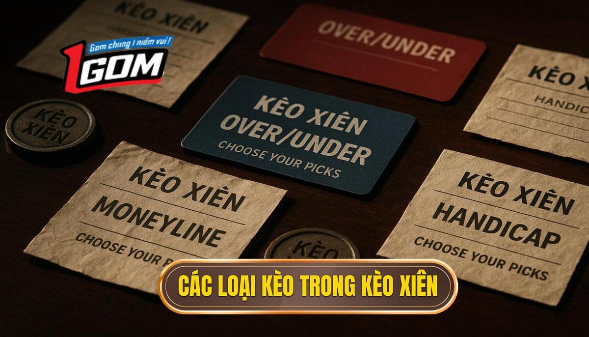 Các Loại Kèo Có Thể Ghép Trong Kèo Xiên