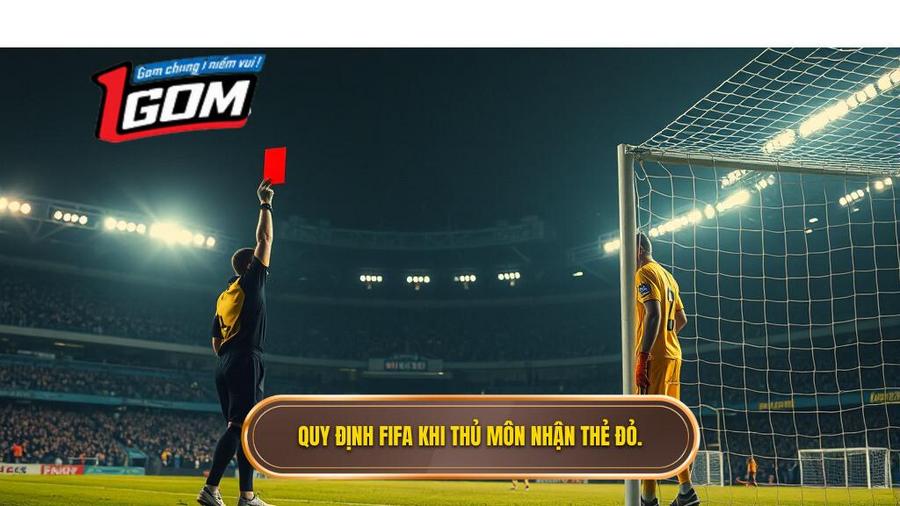 1. Quy định FIFA khi thủ môn nhận thẻ đỏ.