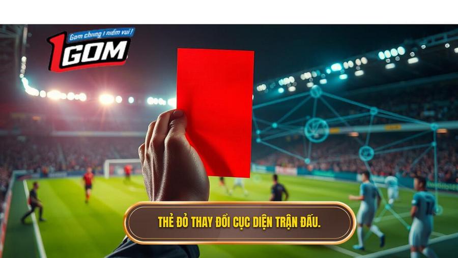 3. Thẻ đỏ thay đổi cục diện trận đấu.