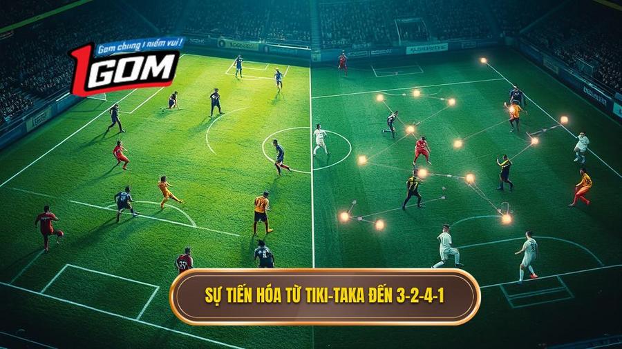 2. Sự tiến hóa từ Tiki-taka đến 3-2-4-1